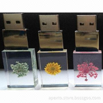 USB Flash Drives with 16GB storage capacity, color inside engraving